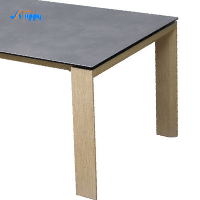 Round Ceramic Top Dining Table Professional With Smooth Surface