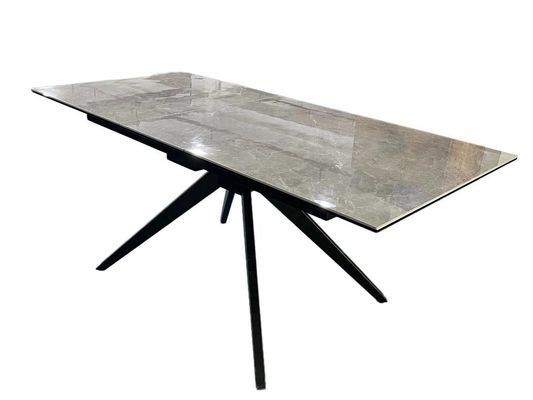 Grey Extendable Dining Table Euro Style Versatile 1350mm*800*720mm