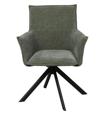Comfortable Modern Swivel Recliner Chair Sleek Design With Metal Frame