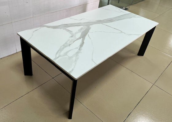 1100*550*380mm Ceramic Top Coffee Table Ceramic Marble Coffee Table For Home