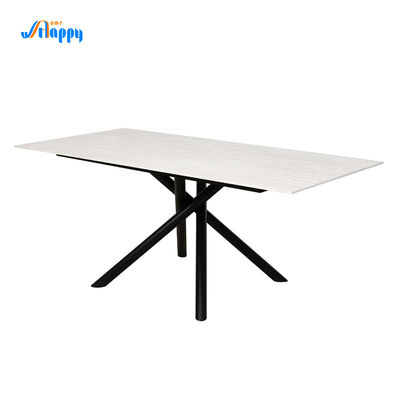 1800*900mm Contemporary Ceramic Dining Table Extendable Ceramic Extension Table