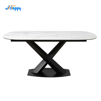 1700*900mm Ceramic Top Dining Table Easy Maintenance Practical Design