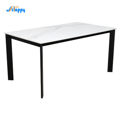 1350*800mm/1500*850mm Ceramic Dining Room Table Ceramic Top Kitchen Table Eco Friendly