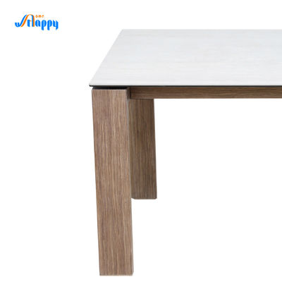 1500*800mm Ceramic Grey Dining Table Corrosion Resistant For Indoor Use