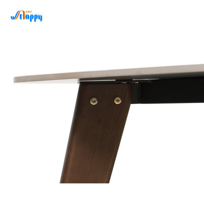1600*850mm Kitchen Table Ceramic Top Crafted With Wood Frame