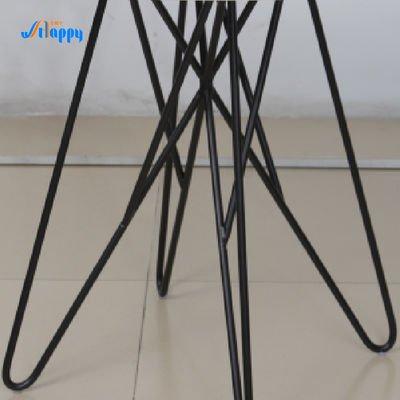 Indoor Contemporary Ceramic Dining Tables 900mm Dia Space Saving