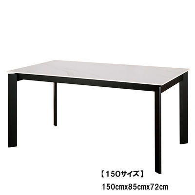 1500*850mm Ceramic Top Table Rectangular Modern Ceramic Top Dining Table