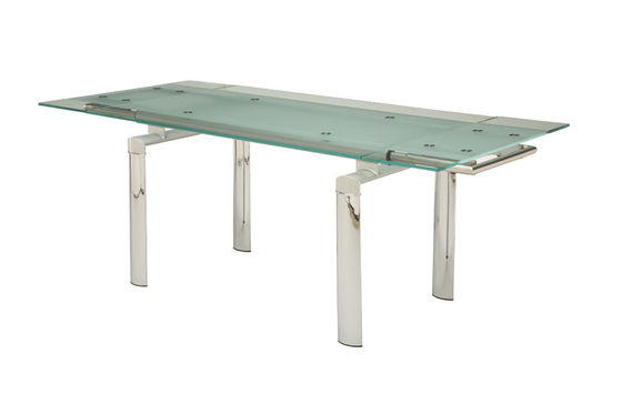 2000mm Length Modern Glass Kitchen Table Extendable Glass Dining Table