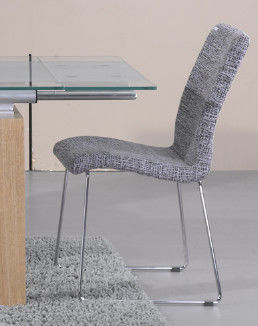 Modern Style Extendable Glass Table 200cm Length Rectangular Extendable Dining Table