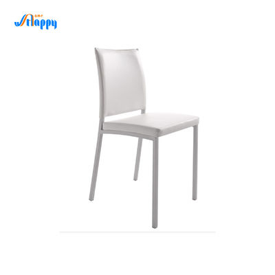 Wear Resistant Contemporary Dining Chairs Sleek Leather Dining Chairs Comfortable With Legs