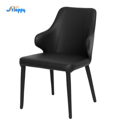 Heat Resistant Modern Leather Dining Chair 51*61*80CM Practical For Home