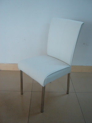 Easy Cleaning Modern Leather Side Chair With High Back 48*62*94CM