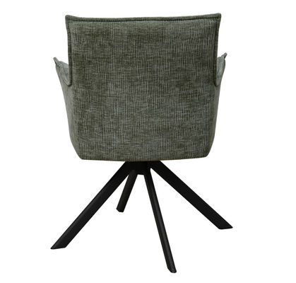 Comfortable Modern Swivel Recliner Chair Sleek Design With Metal Frame