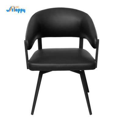 Stylish Modern Leather Swivel Chair Impact Resistant For Home Use