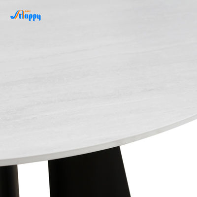 1200*720mm Mid Century Round Kitchen Table Mid Century Round Dining Table With Ceramic Top