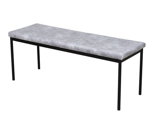Lightweight Grey Fabric Bench Seat Bench Furniture Living Room Versatile 110*38*44cm Elegant