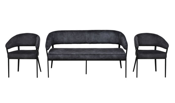 1400*520*730mm Leather Living Room Bench Indoor Upholstered Bench With Sleek Design