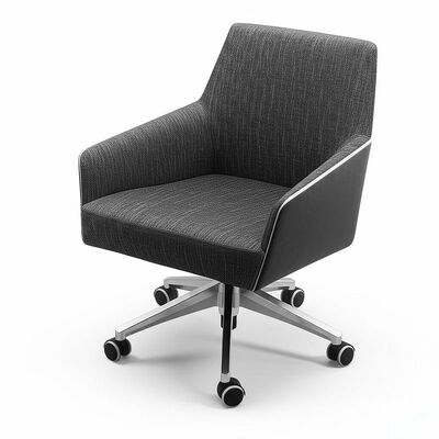 H 355 In X W 28 In X D 28 In Modern Swivel Chair Fabric Upholstered Stylish Seating Option for Office and Home Workspaces