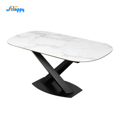 1700*900mm Modern Fixed type Ceramic Top Dining Table, Knock Down