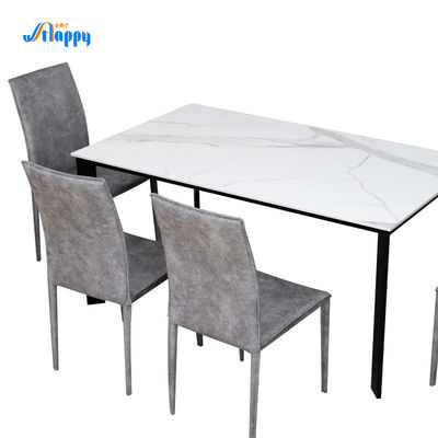 1350*800mm/1500*850mm Ceramic Dining Room Table Ceramic Top Kitchen Table Eco Friendly
